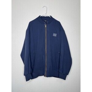 Vintage Nike Lebron James Coat Navy Blue Jacket Quilted Lining RARE Men's Sz L